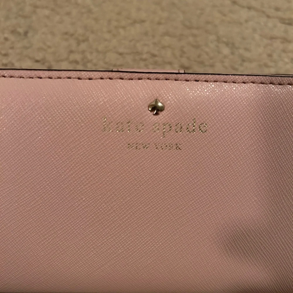 Kate Spade Light Pink Snap Wallet